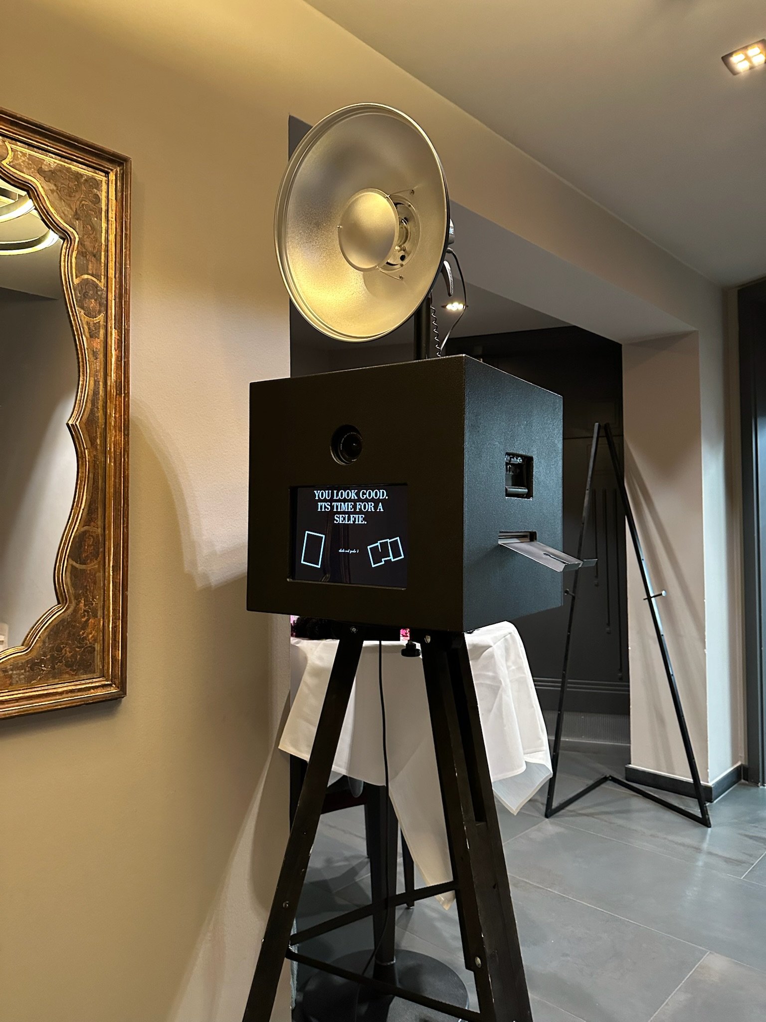 Fotobox auf einer Hochzeit im Parkhotel Schmid in Adelsried